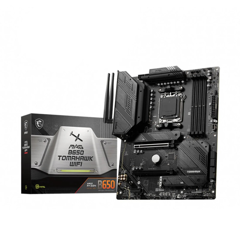 MSI MAG B650 Tomahawk Gaming WIFI DDR5 AM5 AMD ATX Gaming Motherboard - اللوحة الأم